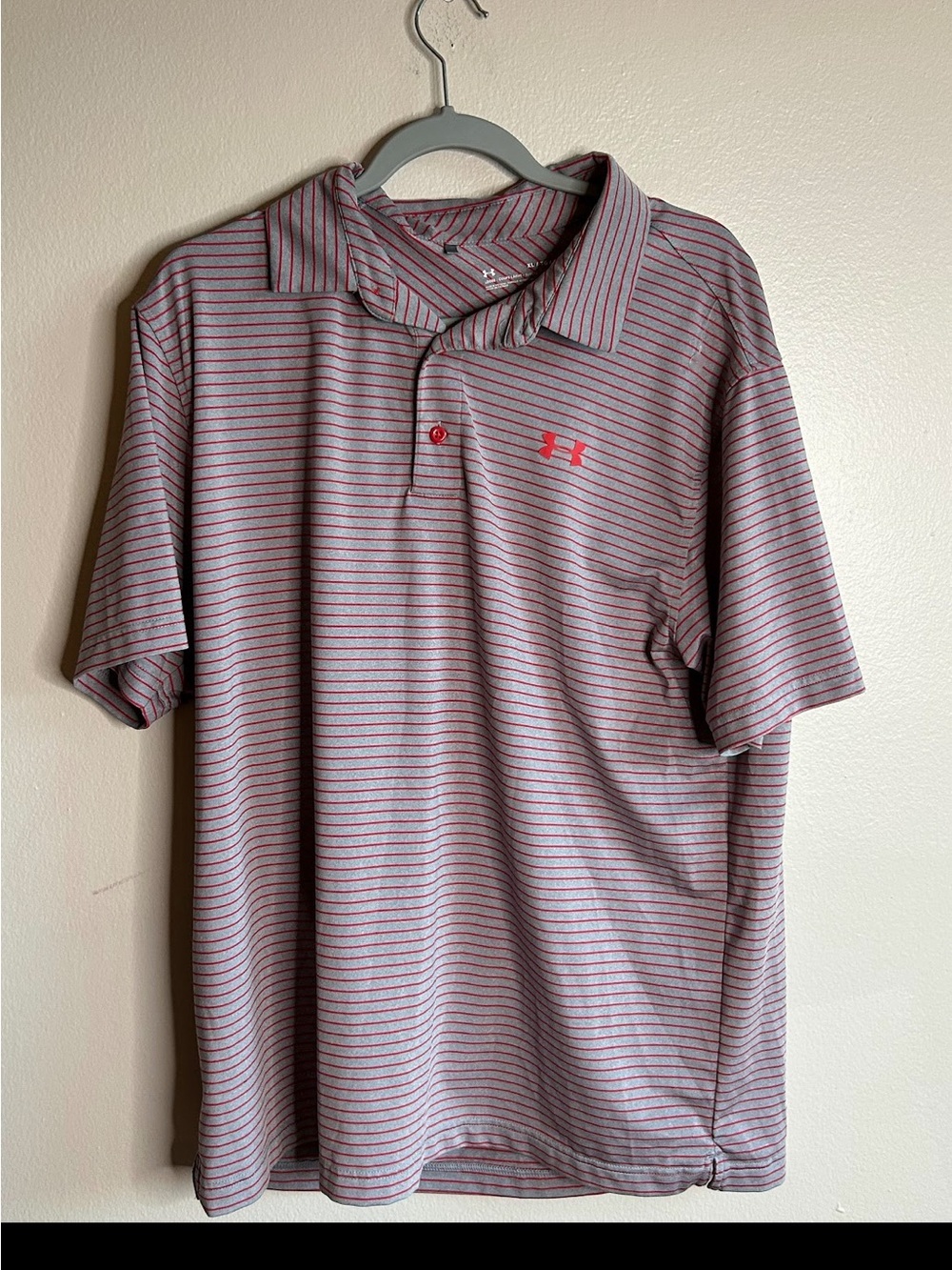 Under Armour Shirt Mens Extra Large Playoff Polo Golf Short Sleeve Collar